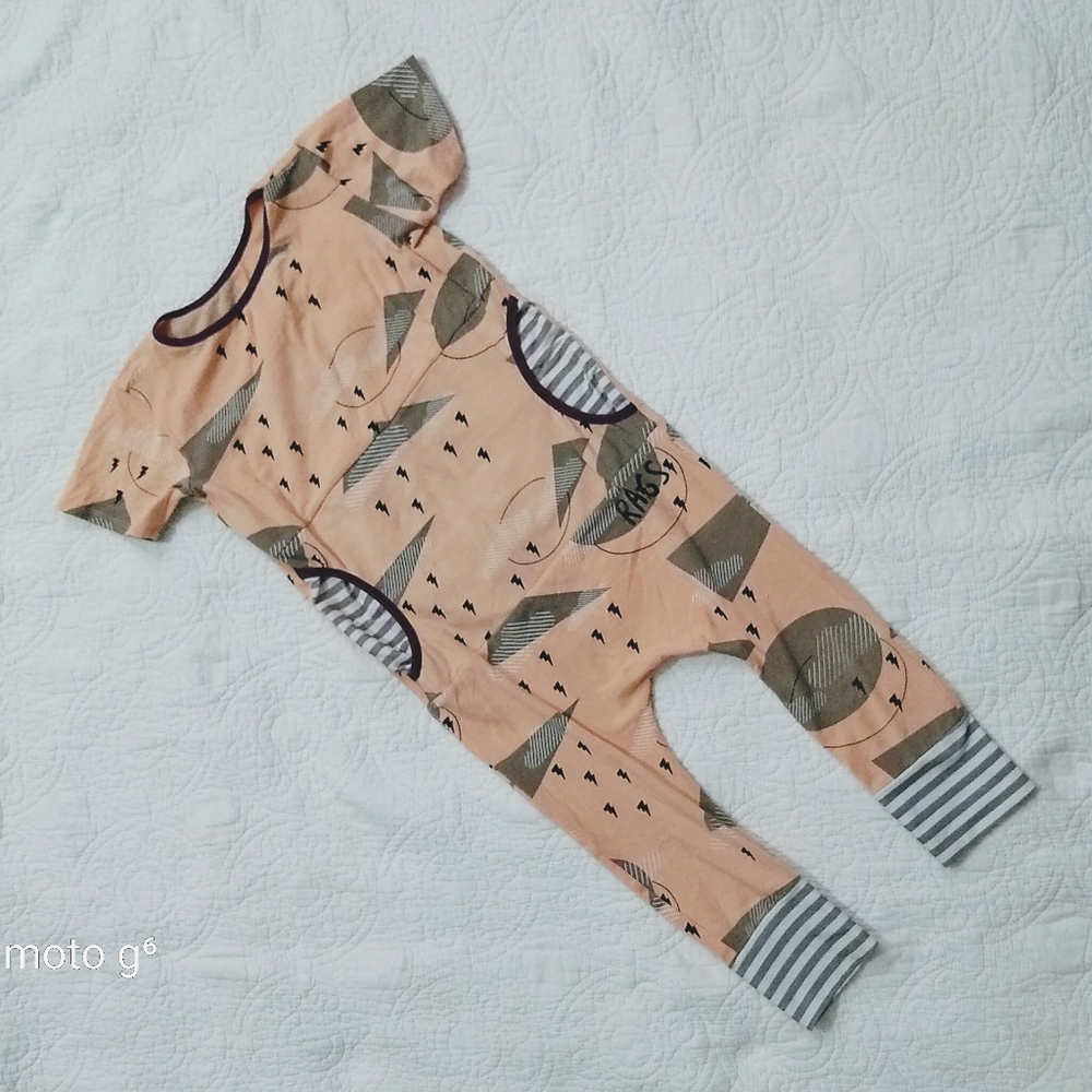 Rags to Raches romper 5t/6t